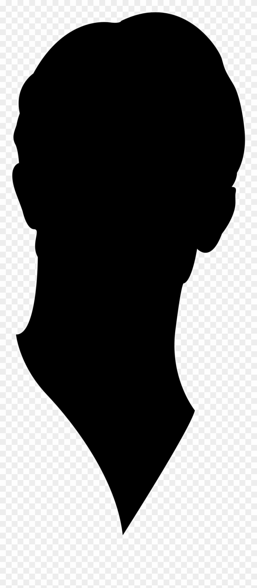 Boy S Face Silhouette Clipart Clipart Collection Side - Silhouette Face - Png Download