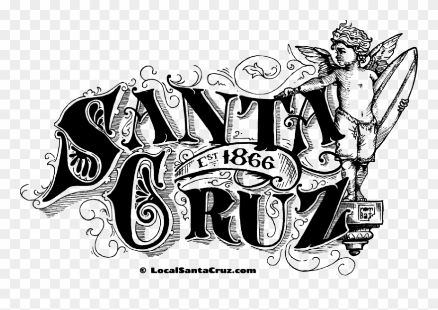 New Victorian Santa Cruz Series - Santa Cruz Victorian Art Clipart