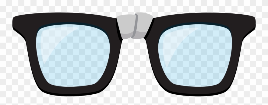 Broken Glasses Clip Art Real And Vector - Glasses Sticker - Png Download
