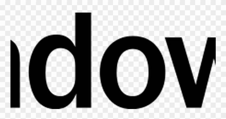 Windows Xp Logo Black And White Clipart