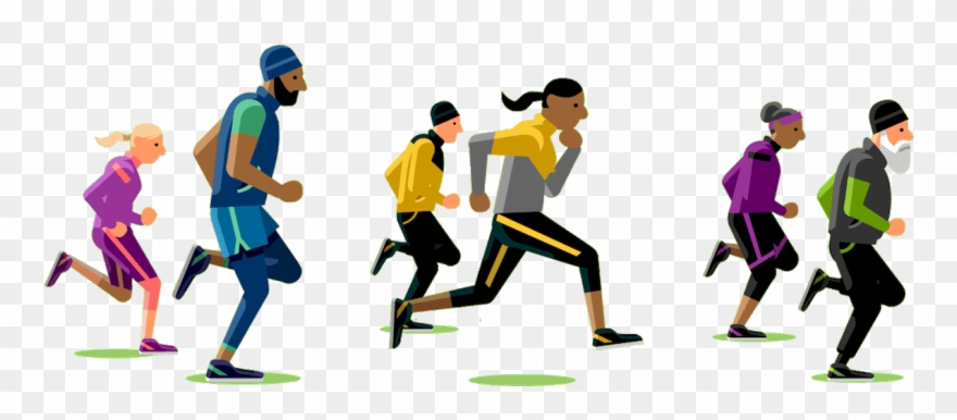 Chi Birmingham Illustration Start Running Walk Cycle - Бег Gif Clipart