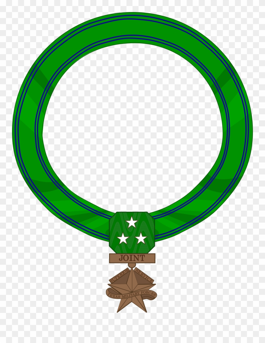 Texas Superior Service Medal Clipart