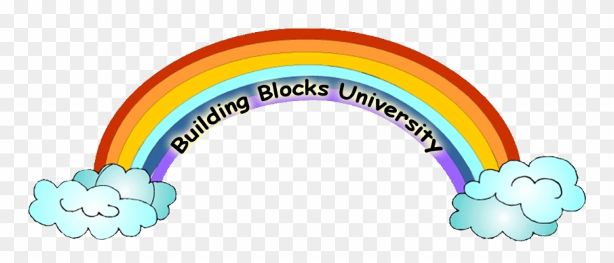 Building Blocks University Early Childhood Enrichment - Rainbow Clip Art - Png Download