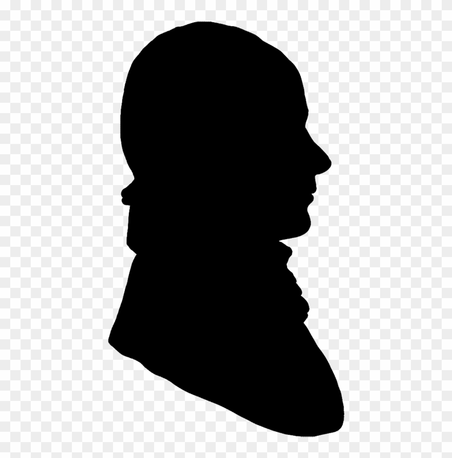 Face Silhouette Man - Unknown Male Clipart