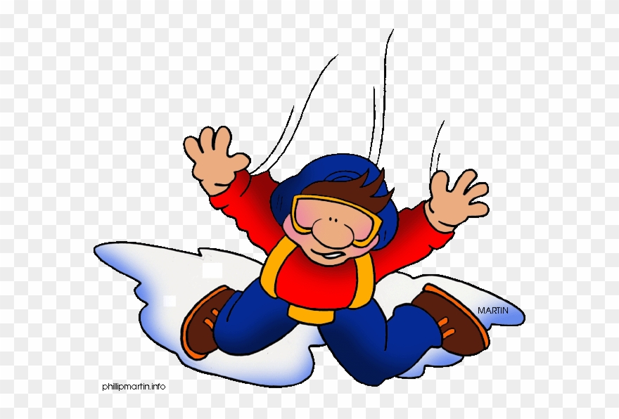 Bravery Clip Art People Pinterest Bible Words - Clip Art Sky Diving - Png Download