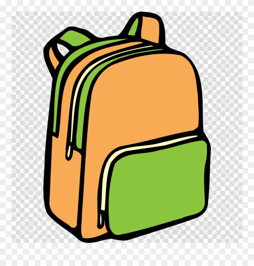 Backpack Drawing Clipart Backpack Drawing Clip Art - School Bag Clipart Black And White - Png Download