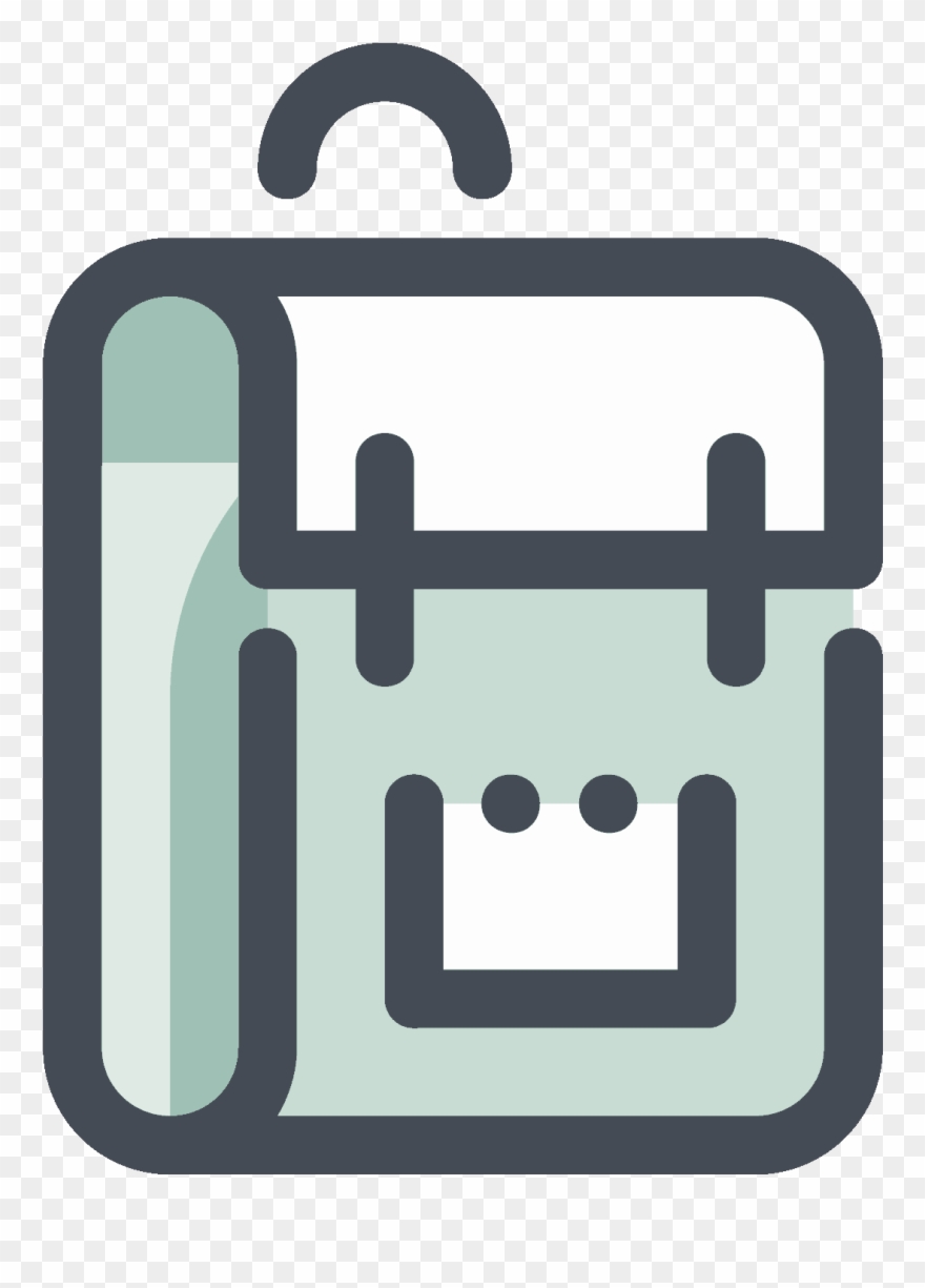 Backpack Png Icon Clip Library - Backpack Transparent Png