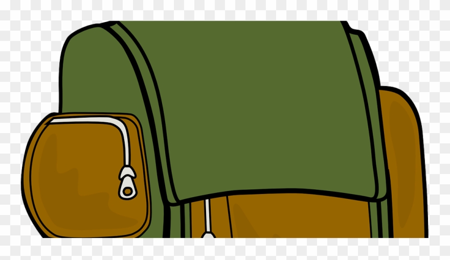 Clipart Backpack Emergency Backpack - Free Clip Art Backpacks - Png Download