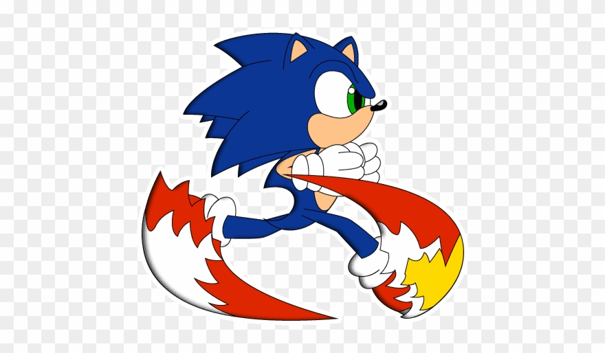 Sonic Running Sth Ep Style By Wingedknight Uc Sonic,style,sth,by, - Photograph Clipart