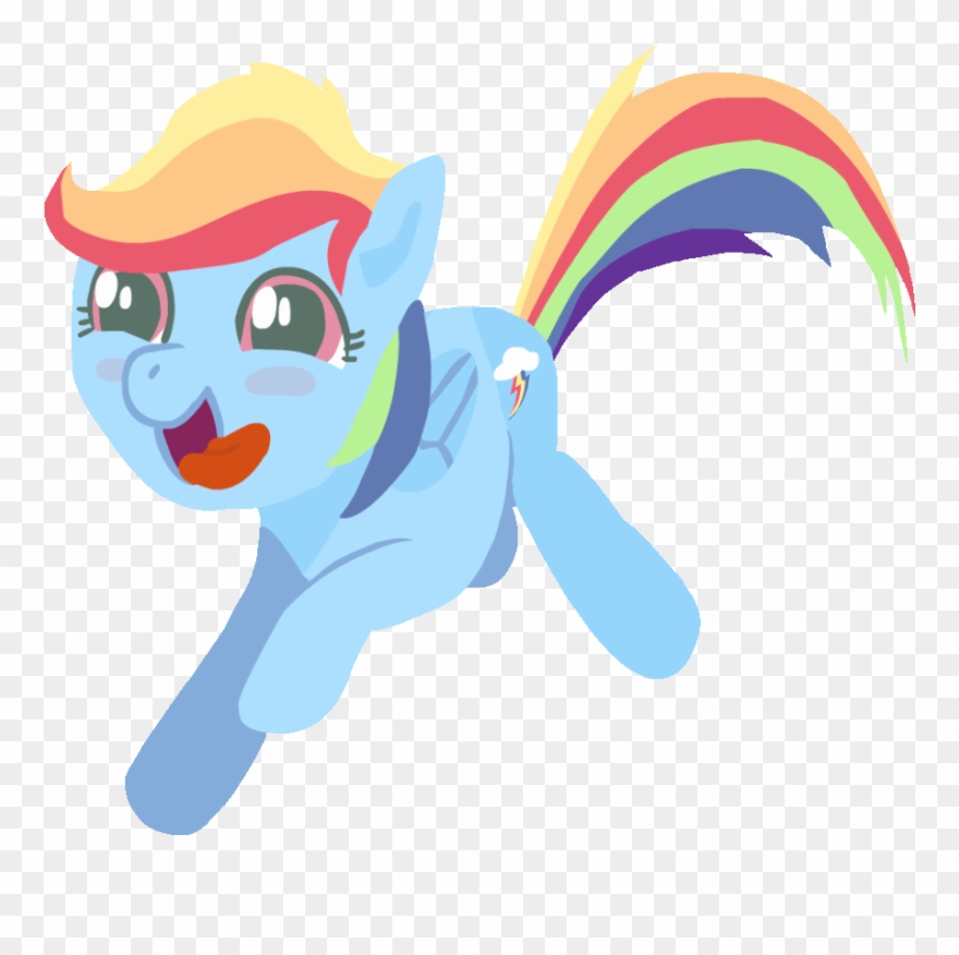 Teschke, Behaving Like A Dog, Cute, Dashabetes, Female, - Rainbow Dash Clipart