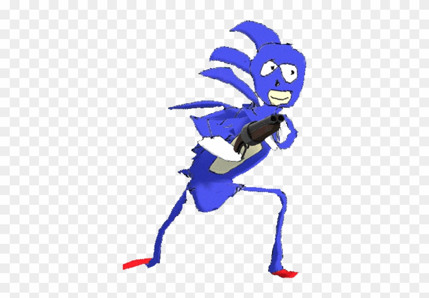 And Tossing Rocks, And You'll Be A Okay - Sanic Mlg Gif Png Clipart