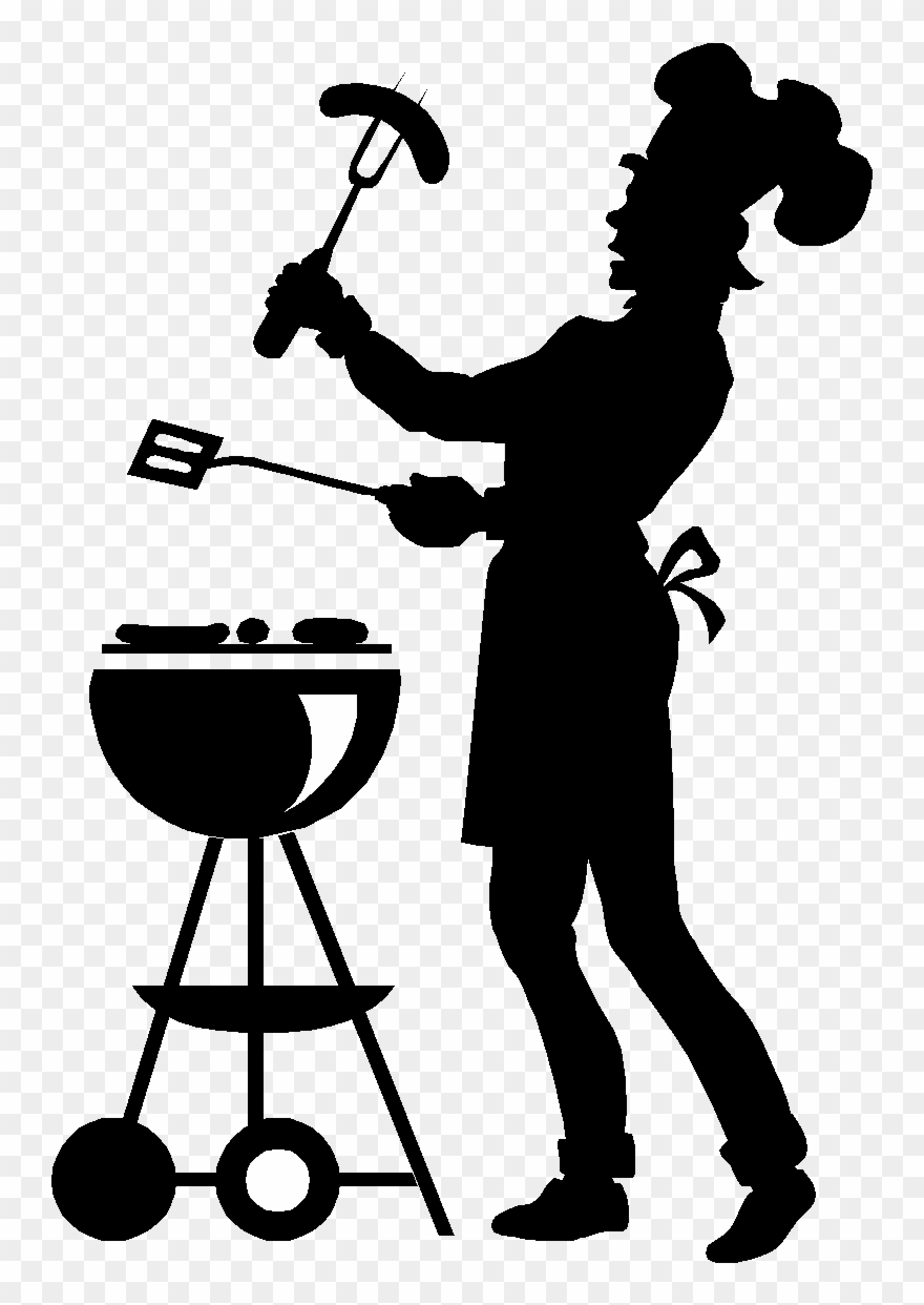 Human Behavior Clipart Barbecue Churrasco Clip Art - Grillen Zeichnung - Png Download