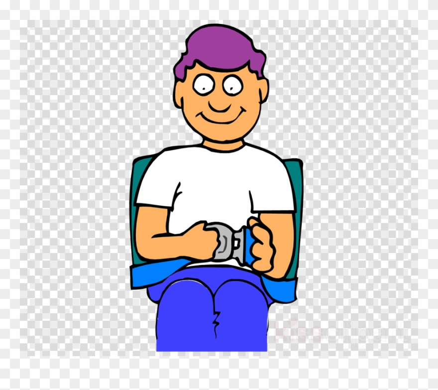 Airplane Seat Belt Cartoon Clipart