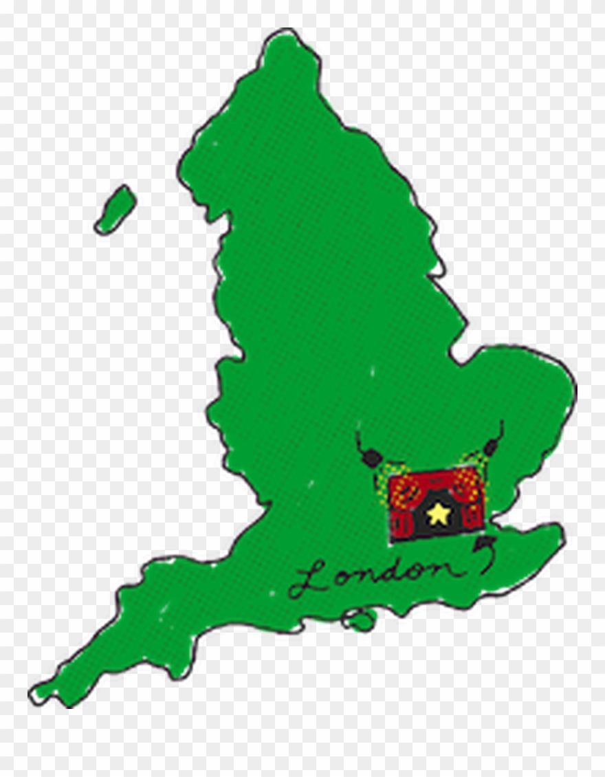 Map Of England Clipart