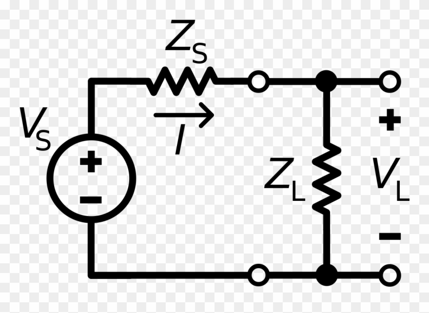Input Impedance Wikipedia Rf Propagation Rf Clip Art - Superposition Theorem Circuit Diagram - Png Download