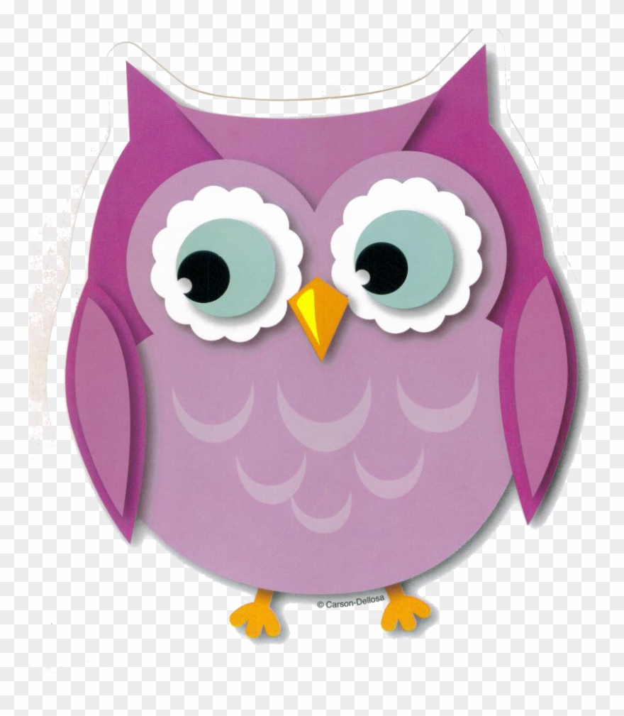 5 - Cute Purple Owl Clipart - Png Download