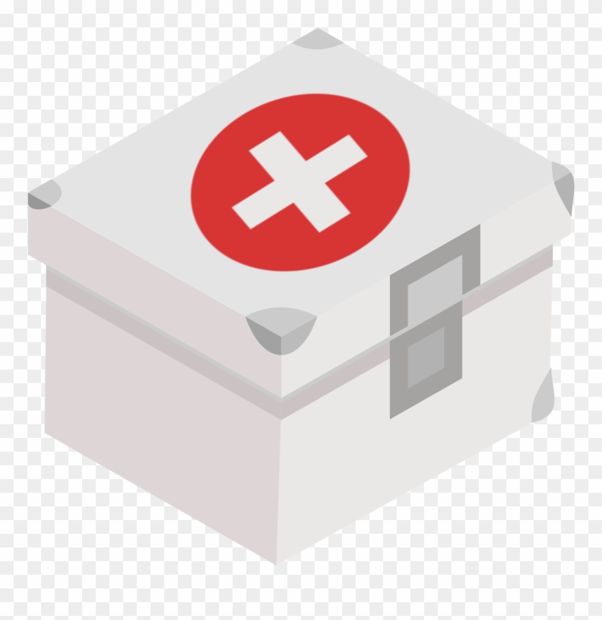 Clipart Thermometer Medicine Kit - First Aid Kit - Png Download