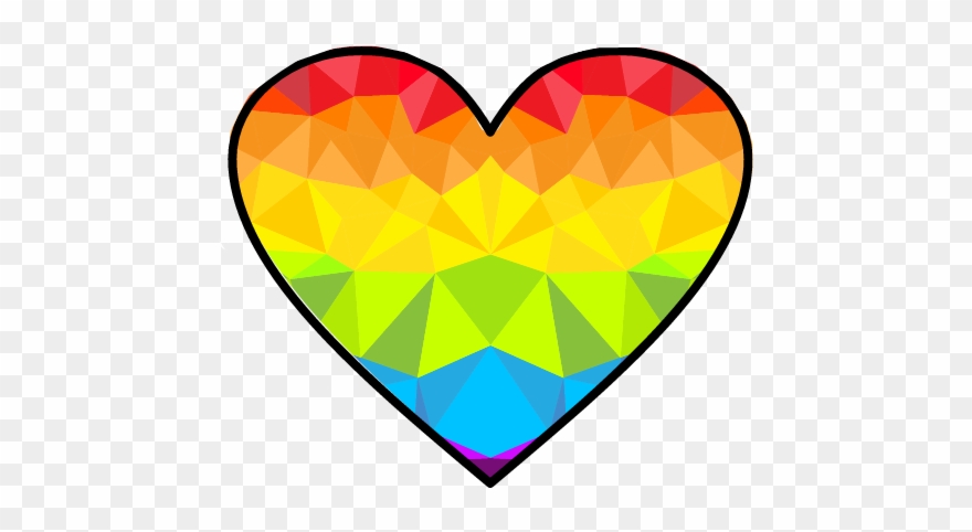 Loveislove Mi Corazon Corazon Amoresamor Arcoiris - Love Clipart