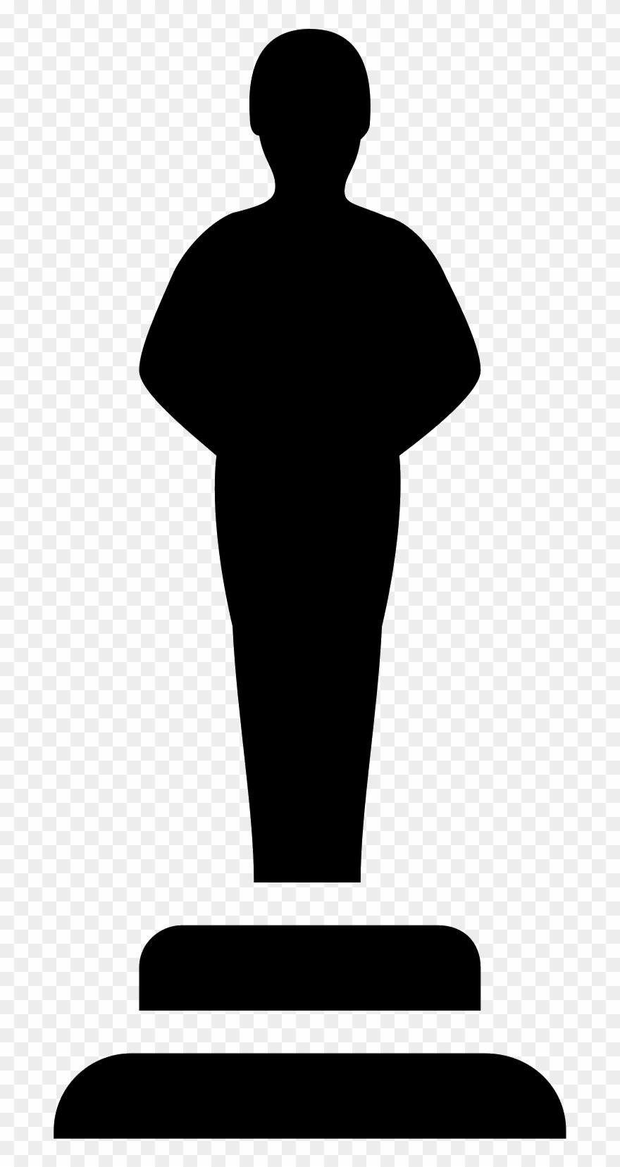 There Are Two Rectangles On The Bottom, With The Smaller - Statue Icon Clipart