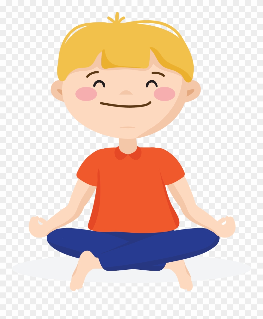 Mindfulness, Breathing Techniques, Heart-centered Living, - Boy Mindfulness Clipart - Png Download