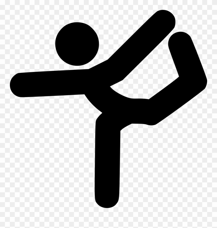 Yoga Shapes Png - Yoga Pose Icon Clipart