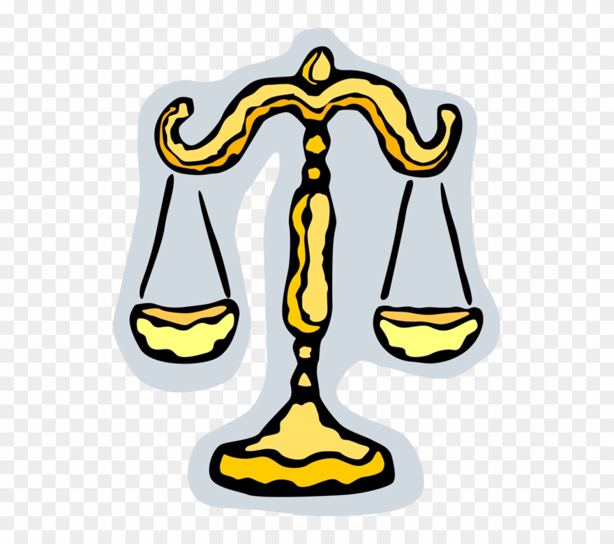 Vector Illustration Of Weigh Scale Force-measuring Clipart
