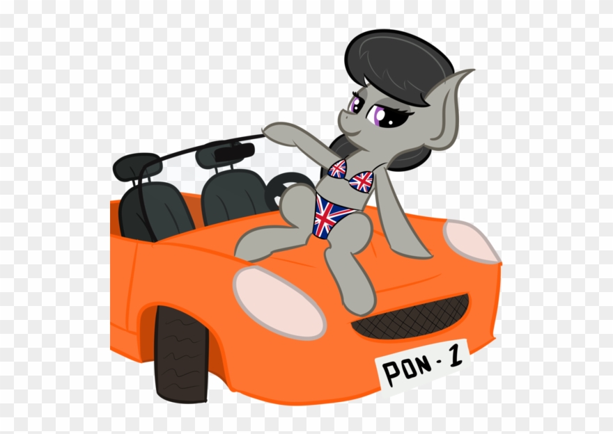 Finnanon, Bikini, British, Car, Clothes, Lotus Elise, - Mlp Octavia British Clipart