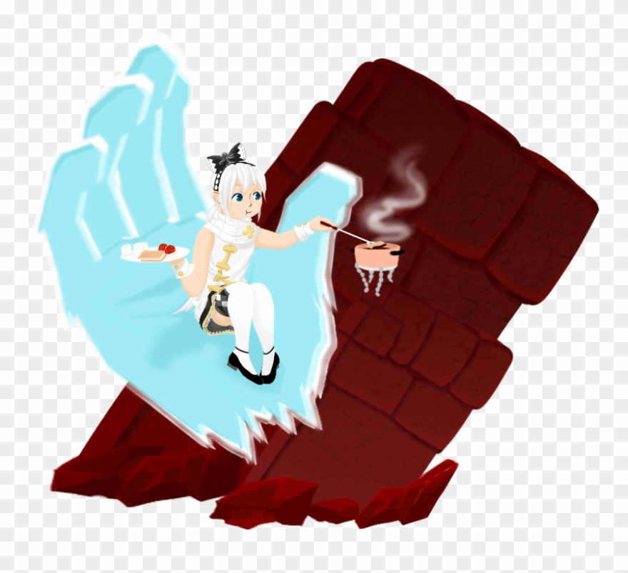 Does Eating Chocolate Fondue Count As Getting Chocolate - Cartoon Clipart