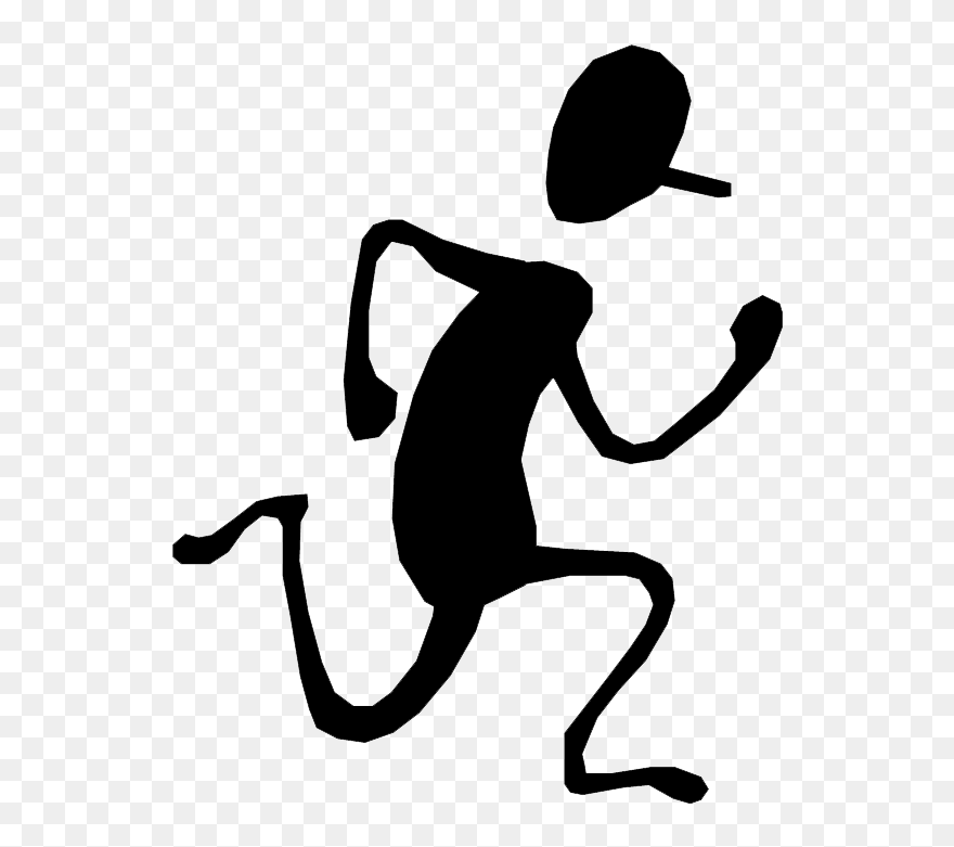 If He Asks, "where's My Wife" Run For Your Life - Cartoon People Running Away Clipart