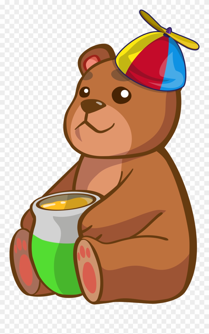 Free To Use Amp Public Domain Bear Clip Art - Bieskin Hooded Baby Bath Towel Set Free Washcloth Soft - Png Download