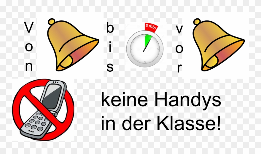 After The Bell Rings, I Greet My Students With "guten - Bell Clip Art - Png Download