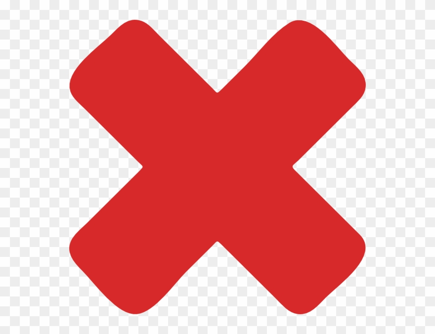 Wrong Cliparts - Animated Cross Mark Gif - Png Download