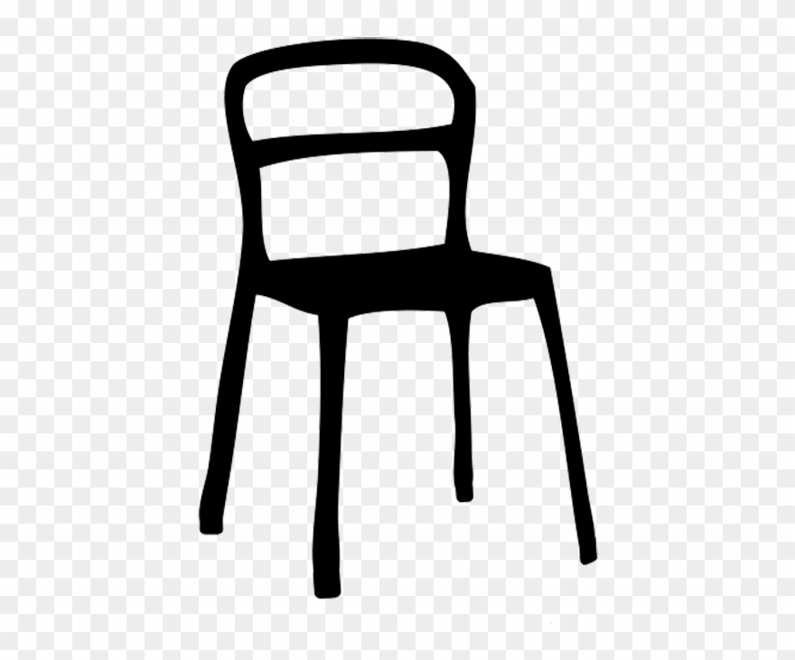 Deck Chair Silhouette, Designer Chair Silhouette, Silhouette - Silhouette Of A Chair Clipart