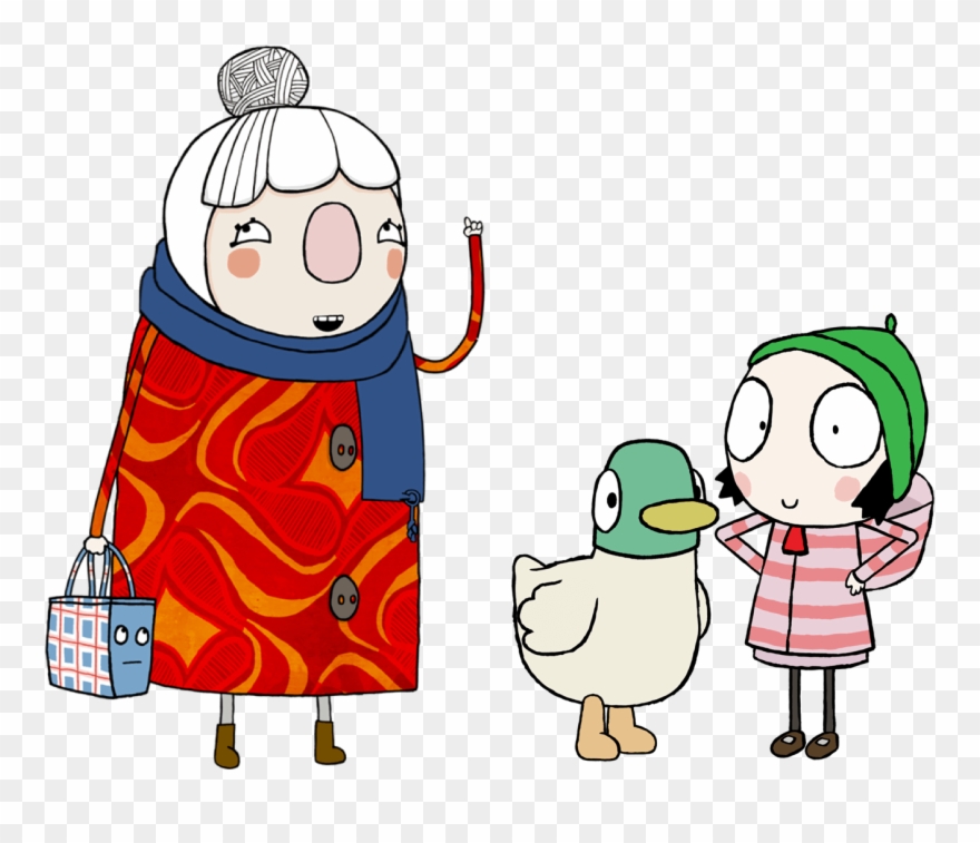 Download - Sarah And Duck Png Clipart