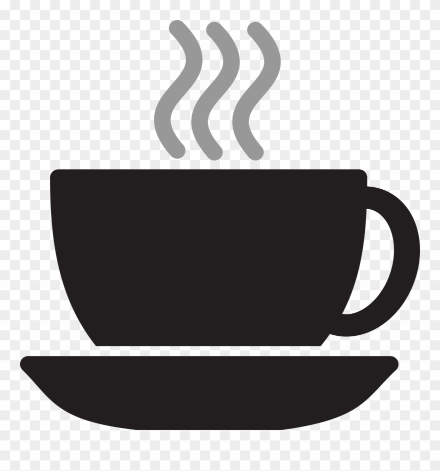 Clip Arts Related To - Cafepress Custom Coffee Icon Tile Coaster - Png Download