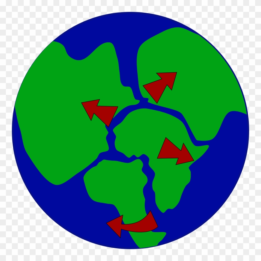Clip Arts Related To - Breakup Of Supercontinent Pangaea Begins - Png Download