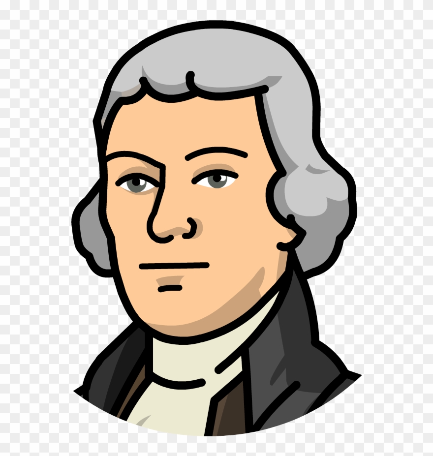 Animated - Clipart Thomas Jefferson Cartoon - Png Download