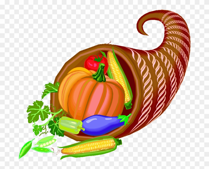 Harvest Clipart November - Thanksgiving Food Transparent Background - Png Download
