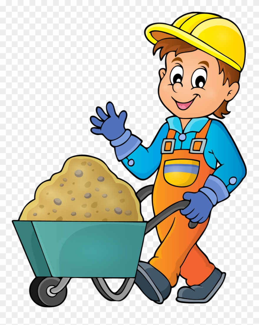 Construção Classroom Clipart, Art Classroom, Community - Construction Worker Clipart Png Transparent Png
