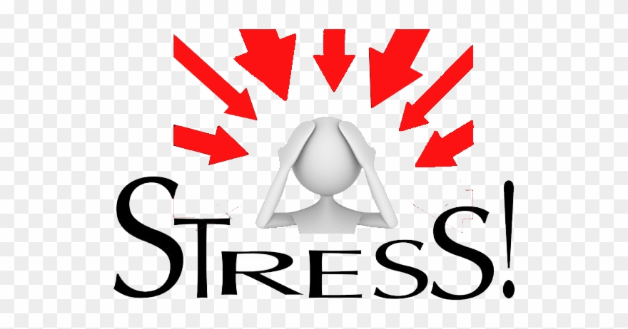 Help With Stress - Stress Word Clipart