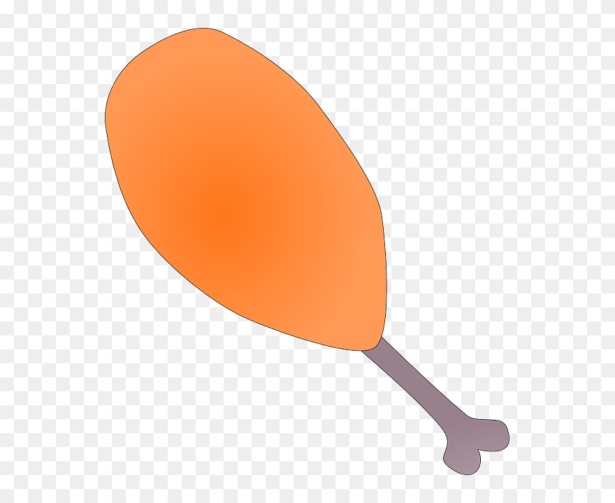 Chicken Leg Chicken Drumstick Clip Art At Vector Clip - Chicken Leg No Background - Png Download