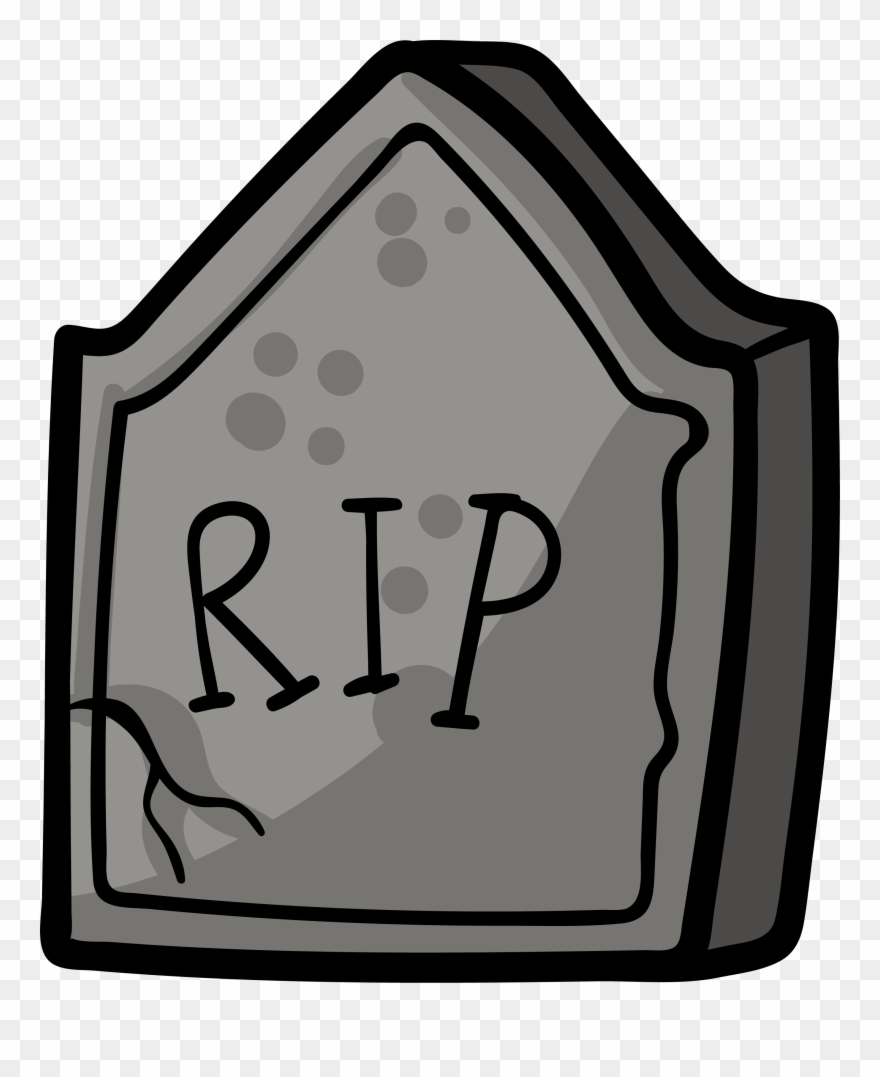 Headstone Grave Drawing Tomb - Cartoon Gravestone Png Clipart