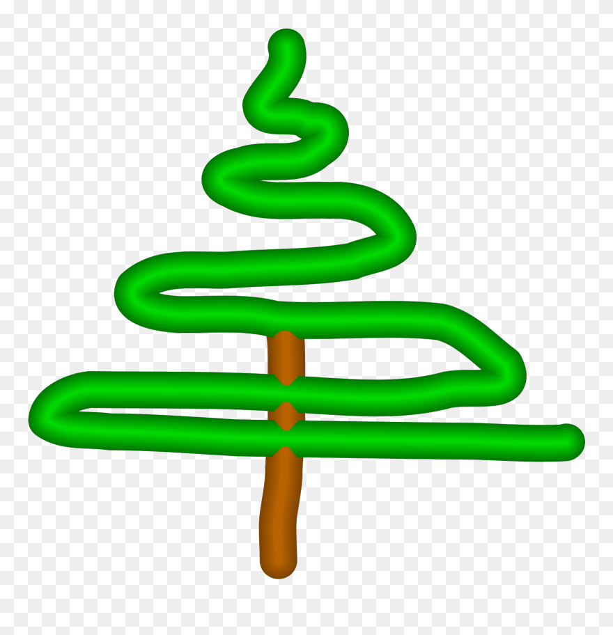 Makra Clip Art Free Vector 4vector - Christmas Tree Clip Art - Png Download