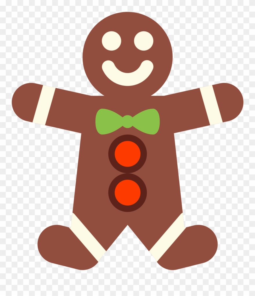 Svg Black And White Library Clip Crossword Clipart - Christmas Gingerbread Men Clipart - Png Download