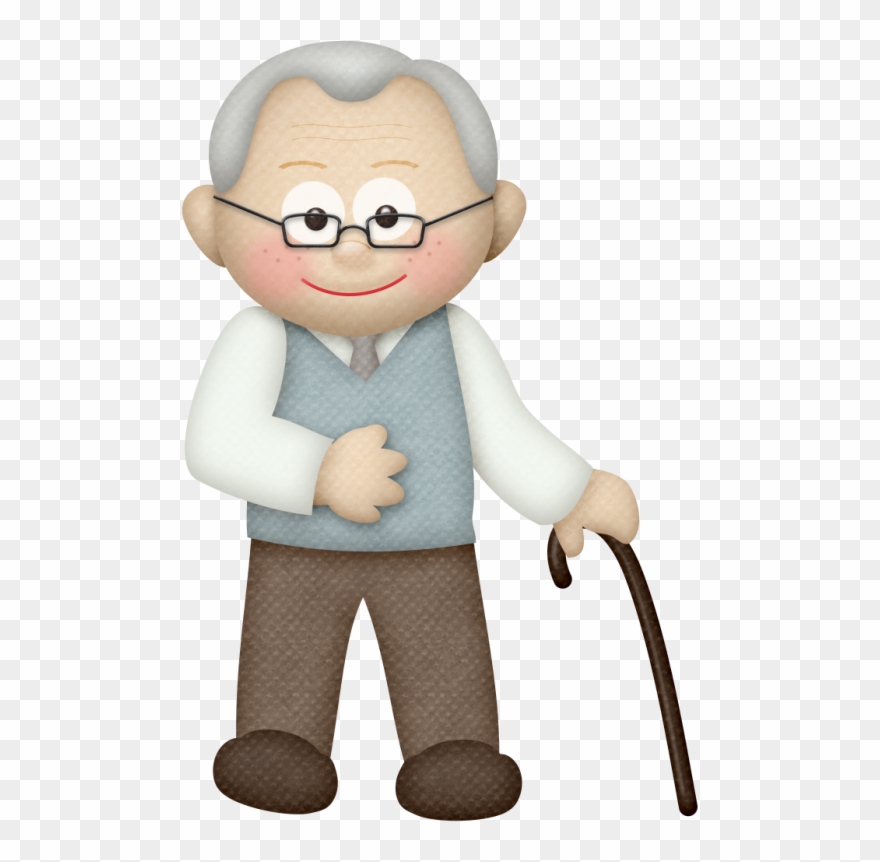 Grandfather Clipart Los - Abuelos Clip Art - Png Download