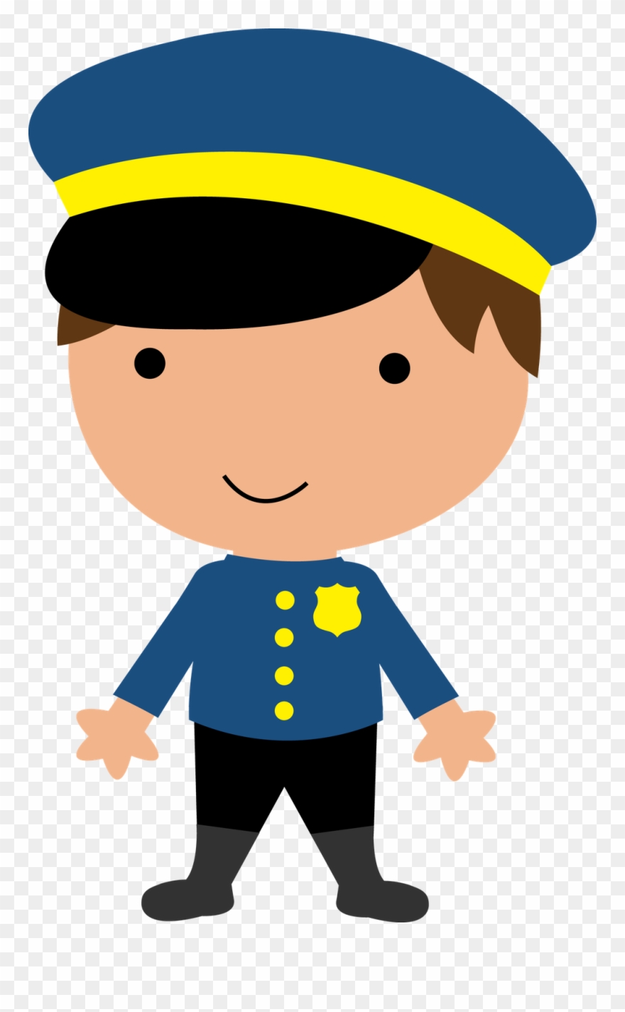 Clip Art - Police Officer Clipart - Png Download