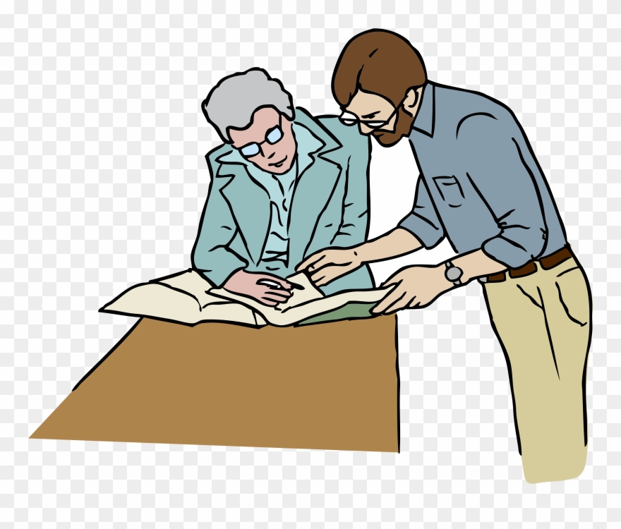 Clip Arts Related To - Working In Office Clip Art - Png Download