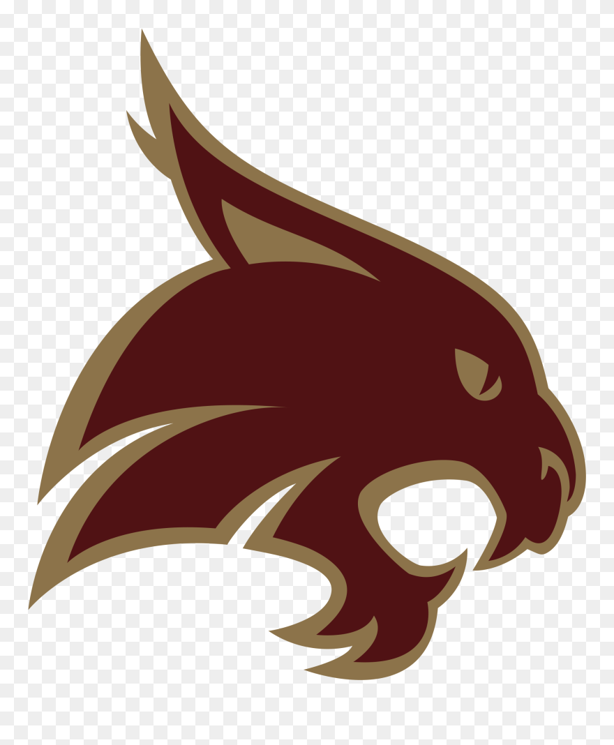 Texas State Bobcat Clipart