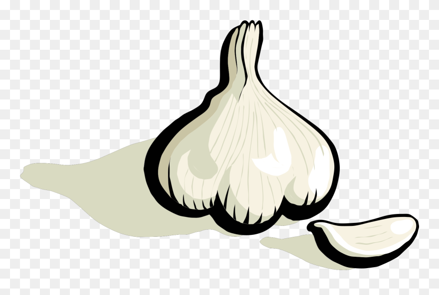 Garlic Bread Clove Garlic Breath Vegetable - Clip Art Spicy Foods - Png Download