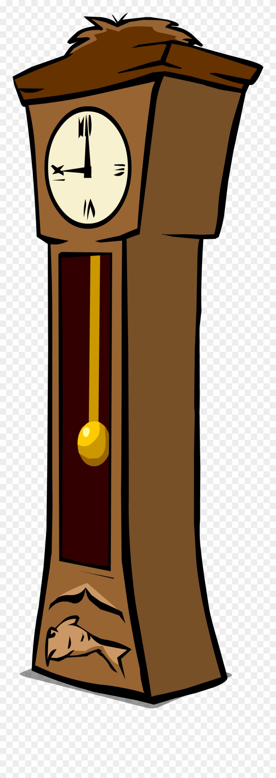 Grandfather Clock Cliparts - Cartoon Grandfather Clock Transparent - Png Download